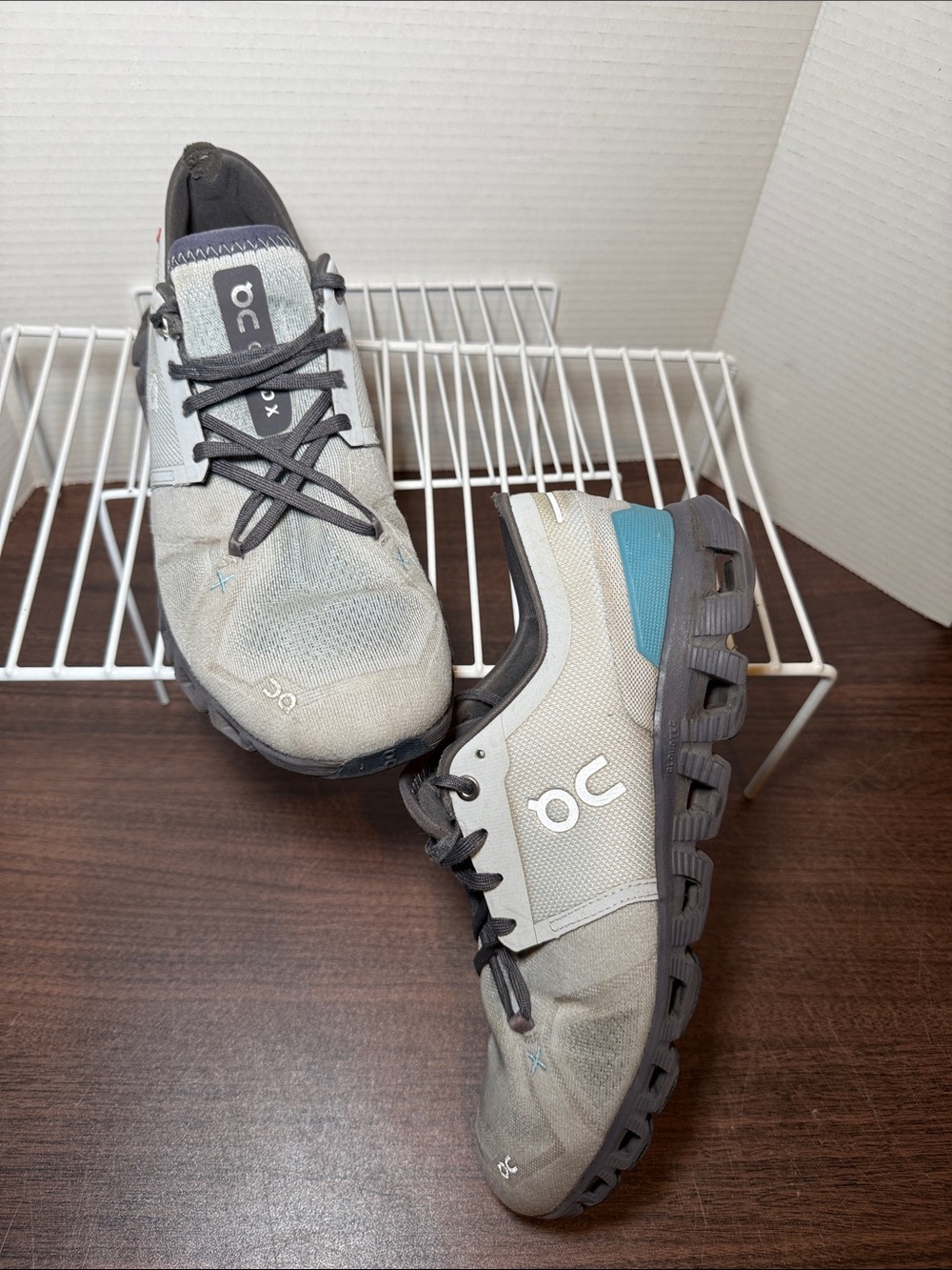 On Cloud X 3 Glacier Iron Men's Training Shoes 9.5 Gray Blue - Picture 2 of 13